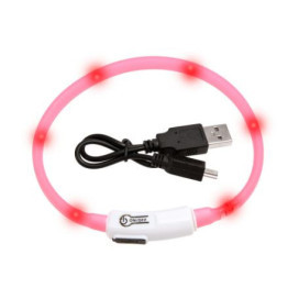 Collar Karlie Led Rosa para Gato Arneses collares y correas Patitas&co