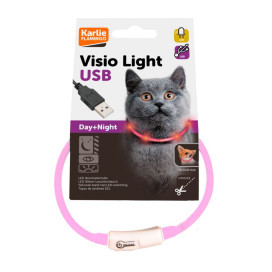 Collar Karlie Led Rosa para Gato Arneses collares y correas Patitas&co Collar Karlie Led Rosa para Gato Arneses collares y correas Patitas&co