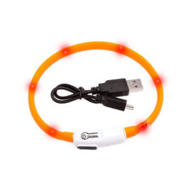 Collar Karlie Led Naranja para Gato Arneses collares y correas Patitas&co
