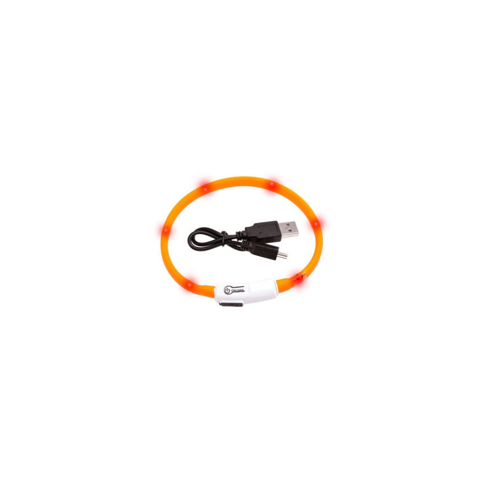 Collar Karlie Led Naranja para Gato Arneses collares y correas Patitas&co Collar Karlie Led Naranja para Gato Arneses collares y correas Patitas&co