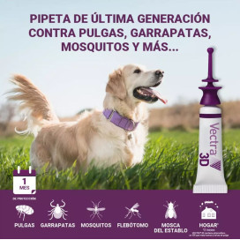 Pipeta Antiparasitaria Vectra 3D para Perro Antiparasitarios para perros Patitas&co Pipeta Antiparasitaria Vectra 3D para Perro Antiparasitarios para perros Patitas&co