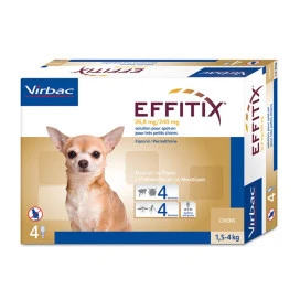 Effitix Pipeta Antiparasitos (1 Pipeta) Antiparasitarios para perros Patitas&co
