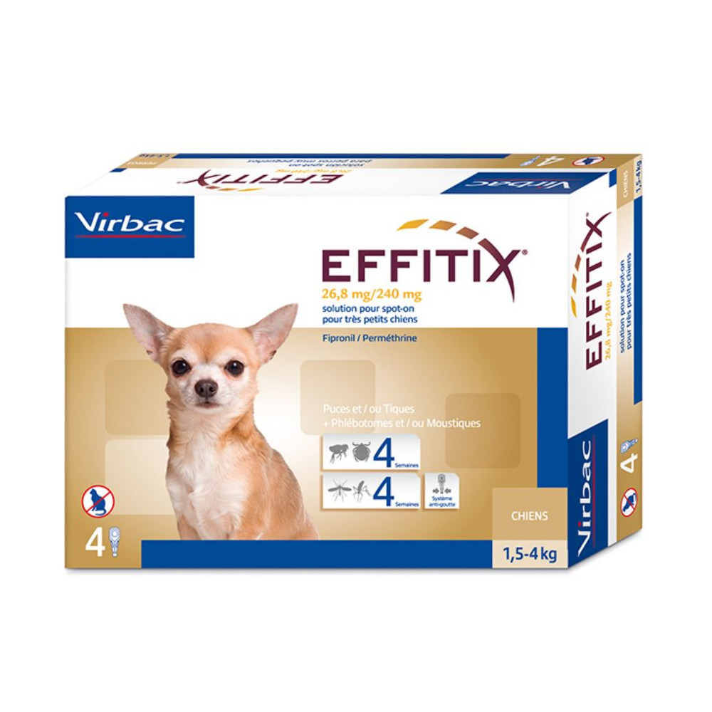 Effitix Pipeta Antiparasitos (1 Pipeta) Antiparasitarios para perros Patitas&co Effitix Pipeta Antiparasitos (1 Pipeta) Antiparasitarios para perros Patitas&co