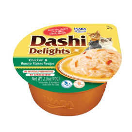 Inaba Dashi Pollo y Bonito Gatos Comida húmeda para gatos Patitas&co
