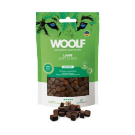 Woolf Cubitos de Cordero Semihumedos 100g Snacks Saludables para Perros Patitas&co