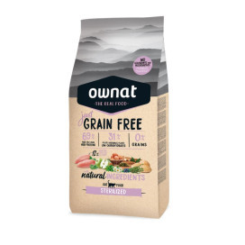 Ownat Pollo y Cerdo Pienso Natural Gato Esterilizado Pienso para gatos Patitas&co