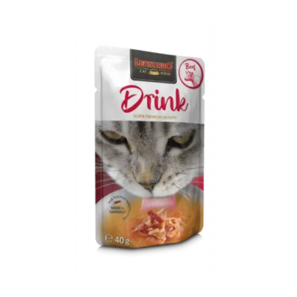Leonardo Drink Caldo Pollo y Ternera para Gatos Caldos Patitas&co Leonardo Drink Caldo Pollo y Ternera para Gatos Caldos Patitas&co