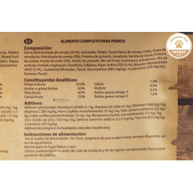 Natural Greatness Pienso Natural Conejo (razas pequeñas) Pienso Natural para Perros Patitas&co Natural Greatness Pienso Natural Conejo (razas pequeñas) Pienso Natural para Perros Patitas&co