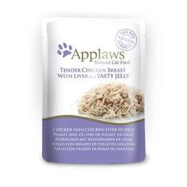 Applaws Sobre de Hígado y Pollo para Gatos Comida húmeda para gatos Patitas&co