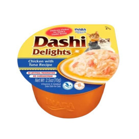 Inaba Dashi Pollo con Atun Gatos Comida húmeda Patitas&co
