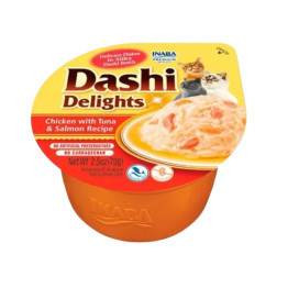 Inaba Dashi Pollo, Atun y Salmon Gatos Comida húmeda Patitas&co
