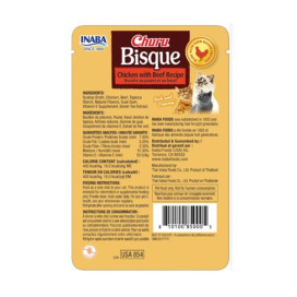 Ciao Bisque Pollo con Ternera para Gatos Snacks para Gatos Patitas&co Ciao Bisque Pollo con Ternera para Gatos Snacks para Gatos Patitas&co