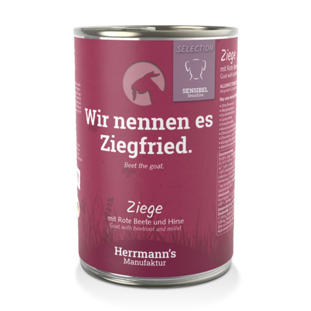 Herrmann´s Comida Humeda Cabra y Remolacha para Perros Comida húmeda Perros Patitas&co Herrmann´s Comida Humeda Cabra y Remolacha para Perros Comida húmeda Perros Patitas&co