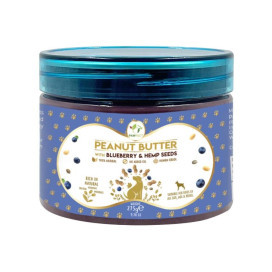 Pawfect Mantequilla de Cacahuete con Arandanos y Cañamo para Perro Snacks Saludables para Perros Patitas&co