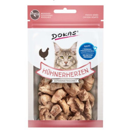 Dokas Snack Corazones de Pollo Liofilizados Gatos Snacks Patitas&co