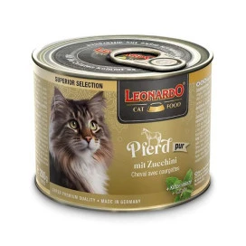 Leonardo Comida Humeda Caballo y Calabacin Gato Comida húmeda Patitas&co