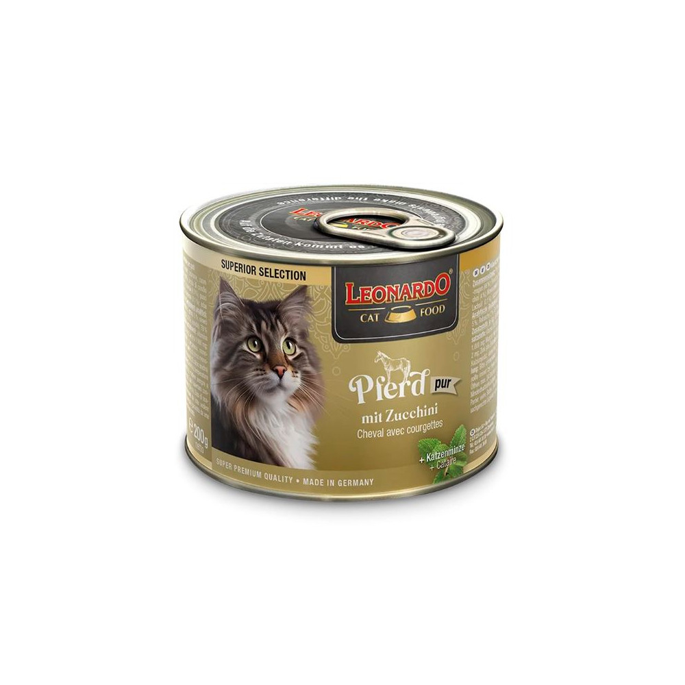 Leonardo Comida Humeda Caballo y Calabacin Gato Comida húmeda Patitas&co Leonardo Comida Humeda Caballo y Calabacin Gato Comida húmeda Patitas&co