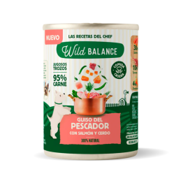 Wild Balance Guiso del Pescador Perro Comida húmeda Perros Patitas&co