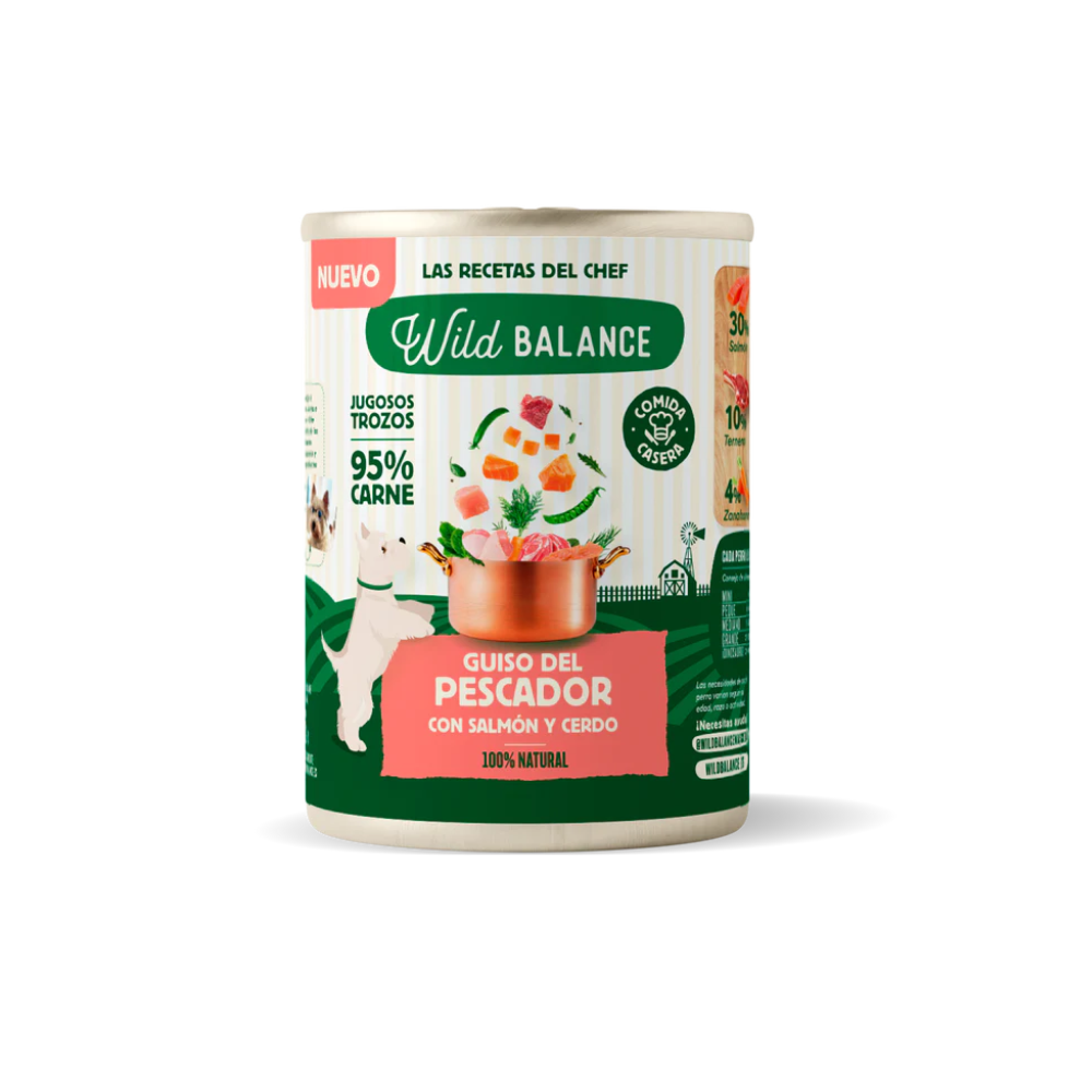 Wild Balance Guiso del Pescador Perro Comida húmeda Perros Patitas&co Wild Balance Guiso del Pescador Perro Comida húmeda Perros Patitas&co