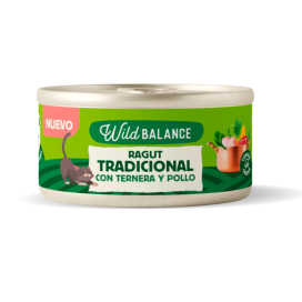 Wild Balance Ragut Ternera y Pollo para Gatos Comida húmeda para gatos Patitas&co