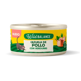 Wild Balance Cazuela de Pollo con Verduras Gato Comida húmeda Patitas&co
