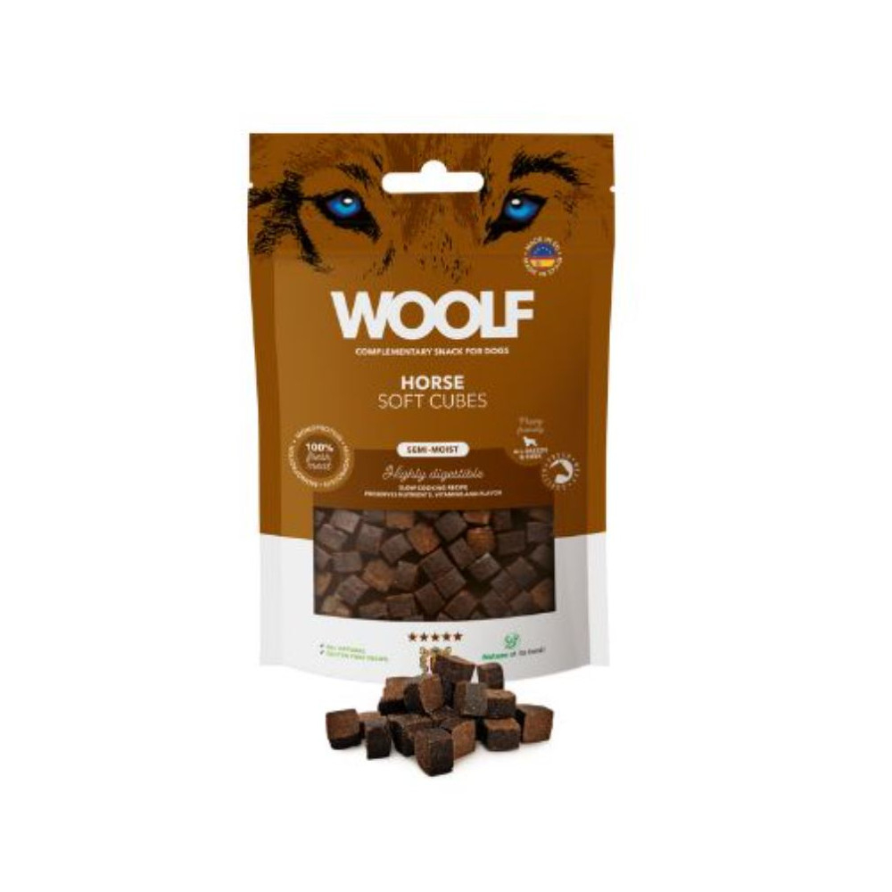 Woolf Cubes Snack de Caballo para Perros Snacks Saludables para Perros Patitas&co Woolf Cubes Snack de Caballo para Perros Snacks Saludables para Perros Patitas&co