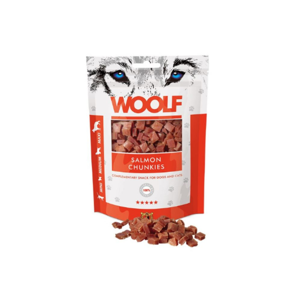 Woolf Snacks Daditos de Salmon para Perros y Gatos Snacks Saludables para Perros Patitas&co Woolf Snacks Daditos de Salmon para Perros y Gatos Snacks Saludables para Perros Patitas&co