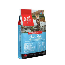 Orijen 6 Fish Cat Pienso Natural proteico Gatos Pienso para gatos Patitas&co