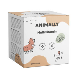 Multivitamin Animally - 60 comprimidos Perro y Gato Suplementos Perro Patitas&co