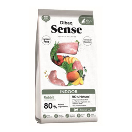 Dibaq Sense Grain Free Indoor Conejo para Gatos Pienso seco Patitas&co