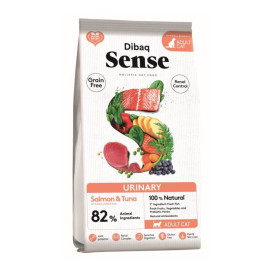 Dibaq Sense Grain Free Urinary Salmon y Atun Gato Pienso seco Patitas&co