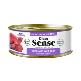 Dibaq Sense Lata Atun con Jabali para Gato Comida húmeda Patitas&co