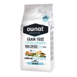 Ownat Grain Free Hypoallergenic Salmon para Perro Pienso Natural para Perros Patitas&co