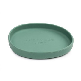 FuzzYard Life Plato Silicona Gatos (Verde) Comederos y Bebederos Patitas&co