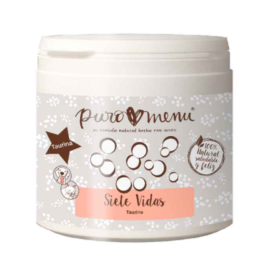 Suplemento Taurina PuroMenu Siete Vidas (100g) Suplementos Naturales para Perros Patitas&co