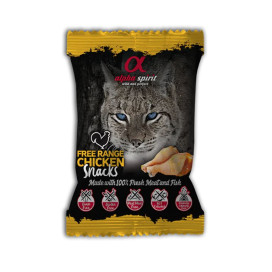 Alpha Spirit Gato Snacks de Ave de Corral 50g Gato Snacks Patitas&co