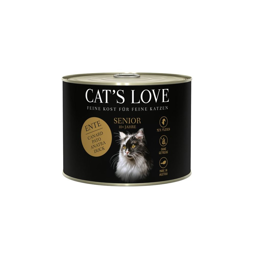 Cats Love Comida Humeda Pato para Gatos Senior Comida húmeda para gatos Patitas&co Cats Love Comida Humeda Pato para Gatos Senior Comida húmeda para gatos Patitas&co