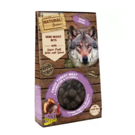 Natural Greatness Bits Pavo con L-Carnitina y Vit C Perro Snacks Saludables para Perros Patitas&co