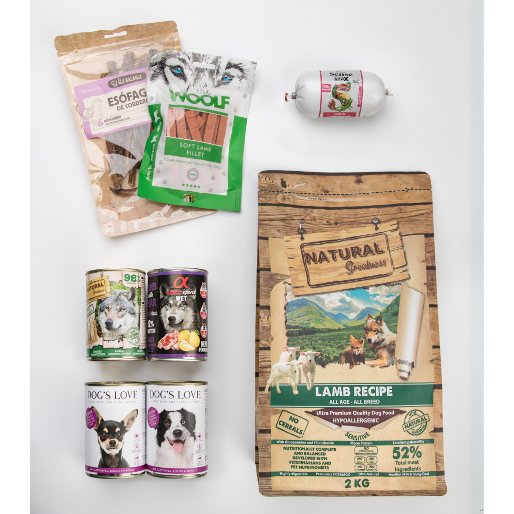 Pack Perro Alérgico - Dieta de Descarte Cordero Packs Patitas&co Patitas&co Pack Perro Alérgico - Dieta de Descarte Cordero Packs Patitas&co Patitas&co