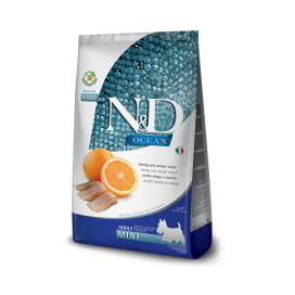 Farmina ND Ocean Adult Mini Arenque y Naranja Perro Pienso Natural para Perros Patitas&co