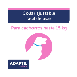 Adaptil Collar Junior para Perro cachorro Feromonas Tranquilizantes para Perros Patitas&co Adaptil Collar Junior para Perro cachorro Feromonas Tranquilizantes para Perros Patitas&co