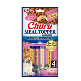 Churu Meal Topper de Atun con Salmon para Gatos Toppers Patitas&co