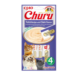 Churu Atun con Almejas (4x14g) Snacks Gatos Snacks para Gatos Patitas&co