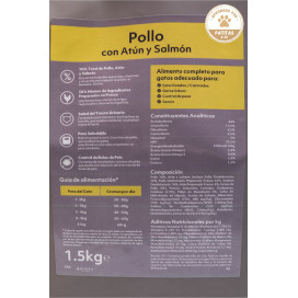 Instinto Pienso Natural Atun Salmon y Pollo Gatos Pienso para gatos Patitas&co Instinto Pienso Natural Atun Salmon y Pollo Gatos Pienso para gatos Patitas&co
