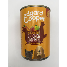 Edgard and Cooper Adult sin cereales pollo y pavo Perros 400g Comida húmeda para Perros Patitas&co Edgard and Cooper Adult sin cereales pollo y pavo Perros 400g Comida húmeda para Perros Patitas&co