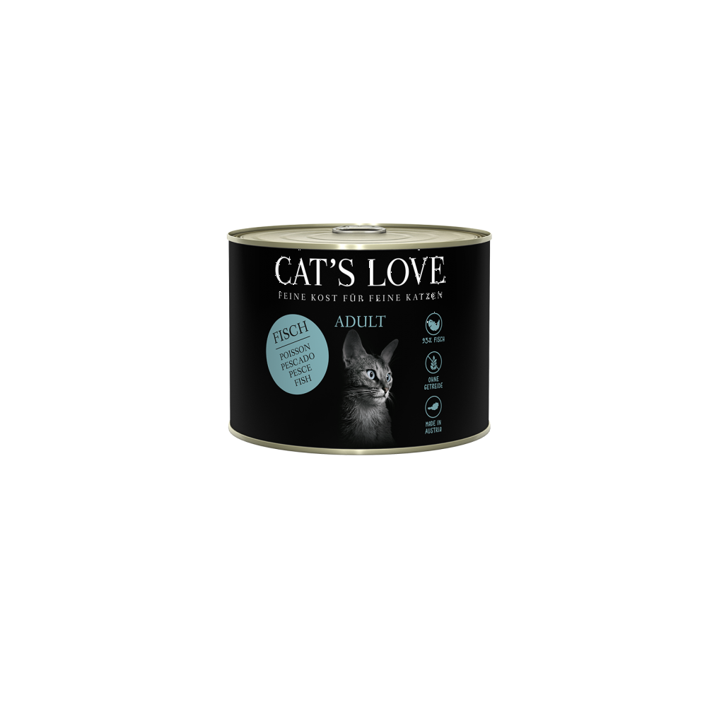 Cats Love Lata Pescado Comida Humeda Natural 200g Gato Comida húmeda para gatos Patitas&co Cats Love Lata Pescado Comida Humeda Natural 200g Gato Comida húmeda para gatos Patitas&co