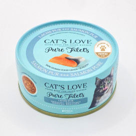 Cats Love Lata Puro Filetes de Salmon 100g Gato Comida húmeda para gatos Patitas&co Cats Love Lata Puro Filetes de Salmon 100g Gato Comida húmeda para gatos Patitas&co
