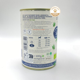 Dogs Love Lata Canna Bio Pollo Comida Humeda Natural 400g Perro Comida húmeda para Perros Patitas&co Dogs Love Lata Canna Bio Pollo Comida Humeda Natural 400g Perro Comida húmeda para Perros Patitas&co