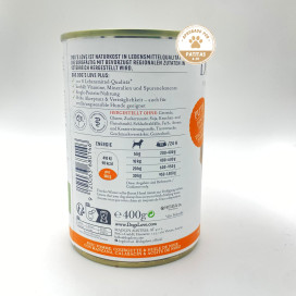 Dogs Love Lata Pavo Comida Humeda Natural Perro Comida húmeda para Perros Patitas&co Dogs Love Lata Pavo Comida Humeda Natural Perro Comida húmeda para Perros Patitas&co
