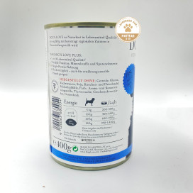 Dogs Love Lata Pescado Comida Humeda Natural Perro Comida húmeda para Perros Patitas&co Dogs Love Lata Pescado Comida Humeda Natural Perro Comida húmeda para Perros Patitas&co